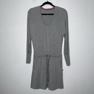 Athleta Women’s Layover Sweatshirt Dress Gray Size XXS
